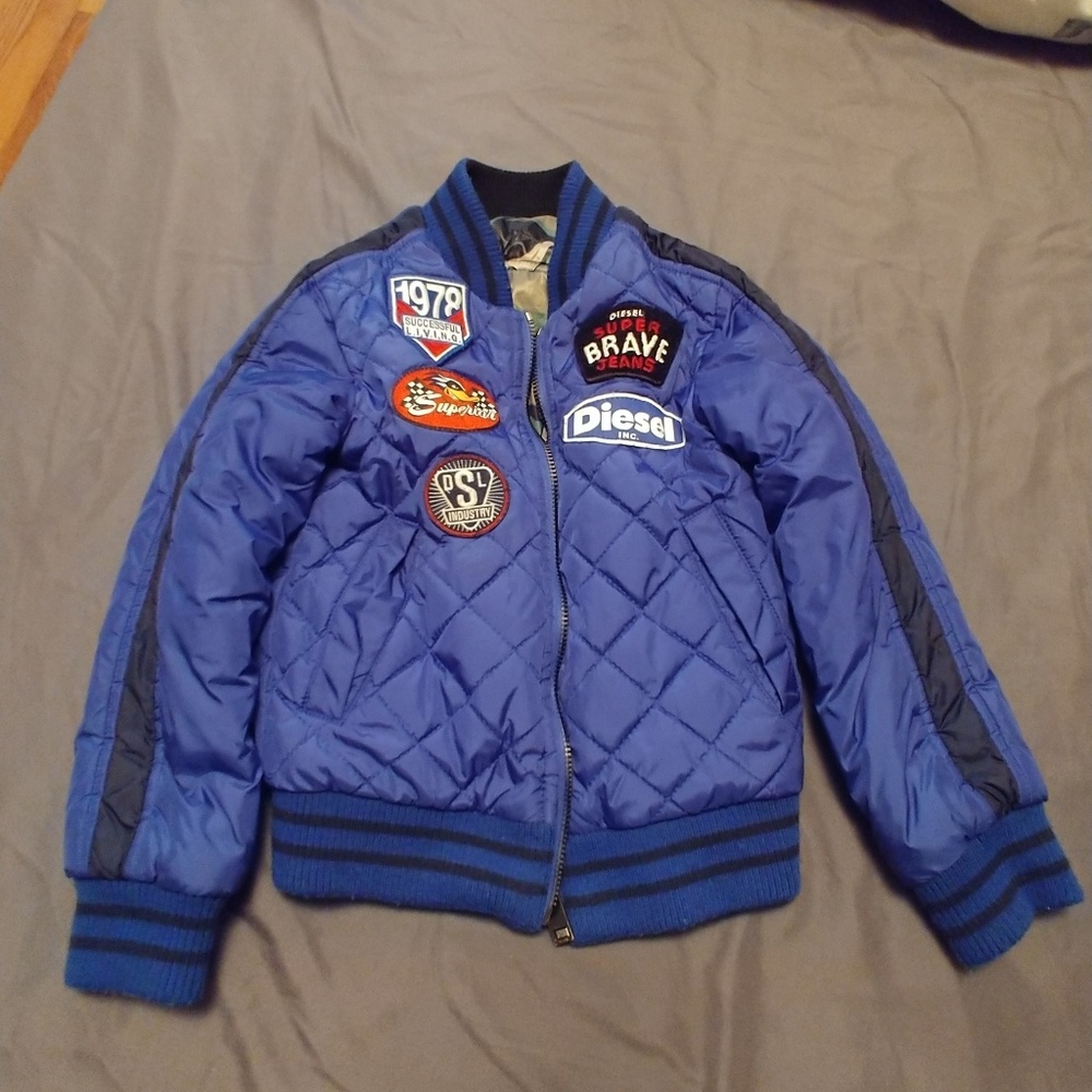 Toddler boy diesel jacket.
